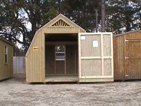 Regular Barn with door open 